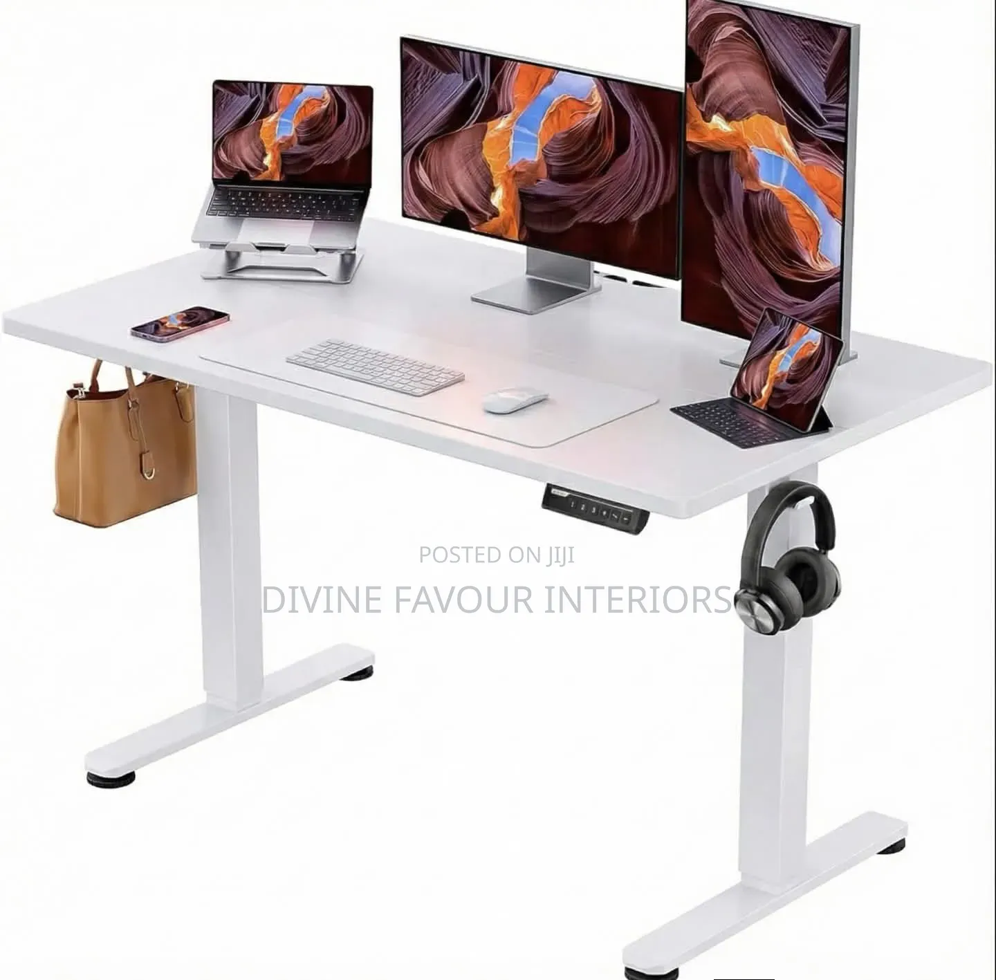 Adjustable Computer Table for Home and Office - 1.4m