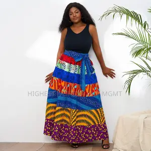 High Waist Ankara Skirt