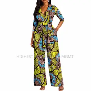 Wrap Print Jumpsuit