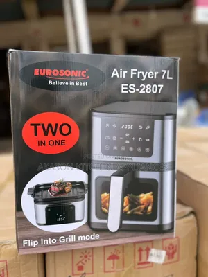 7l Eurosonic 2-in-1 Airfryer Grill (Es-2807)