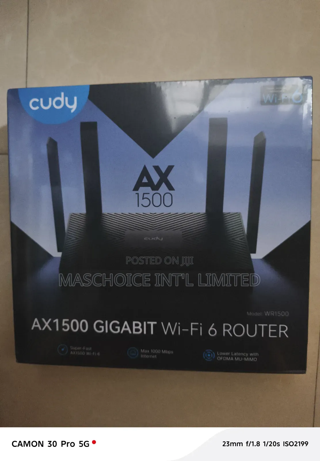 Cudy Ax1500 Dual Band Wi-Fi 6 Router