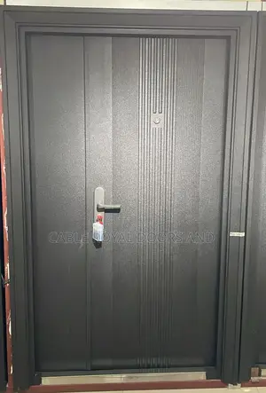 70mm Black Steel Door