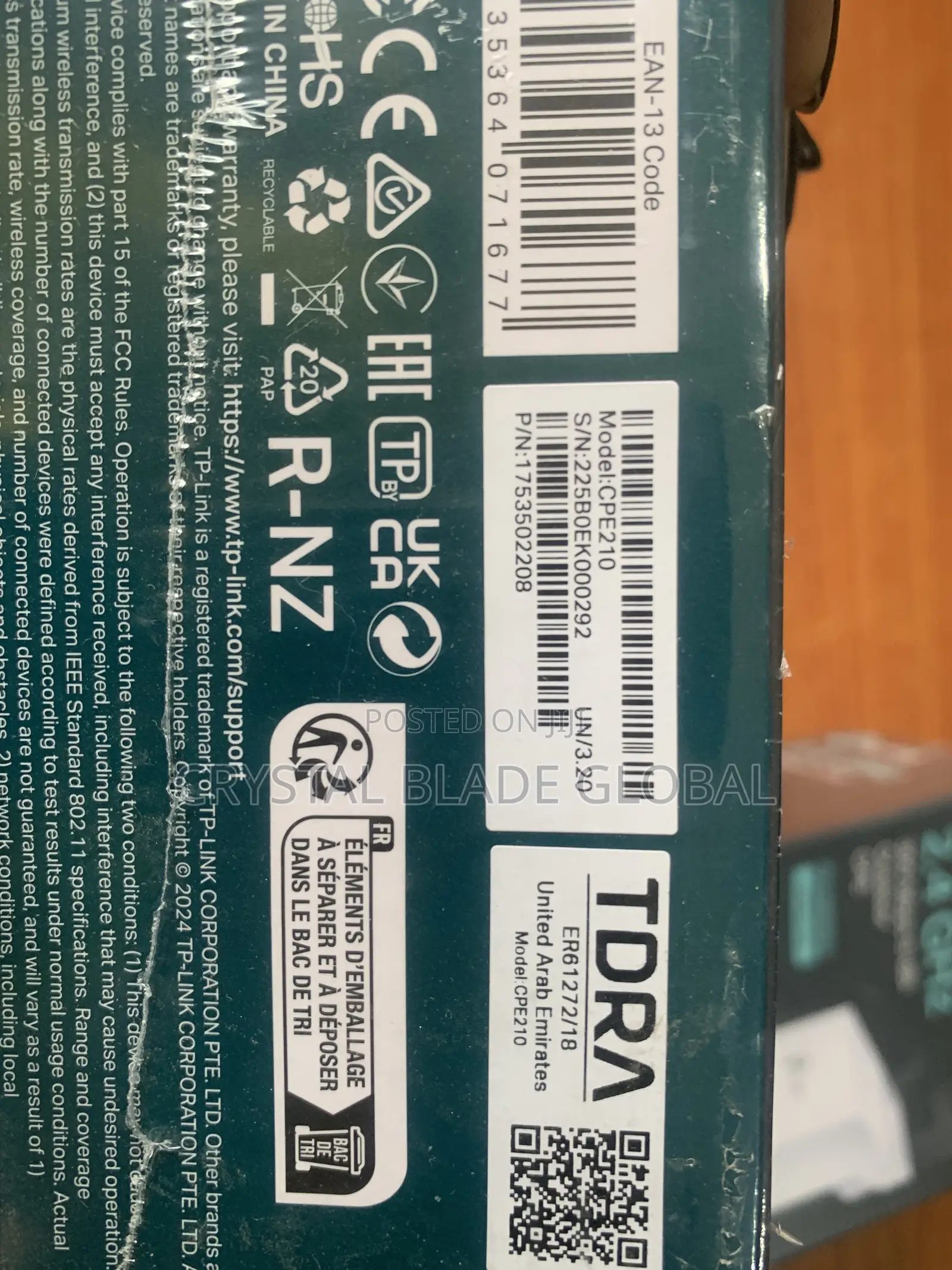 PTP Link (Cpe210)