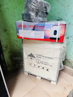 6.2kva 48v Installed With 6.5kwh Hyper Lithium Battery With Inverter