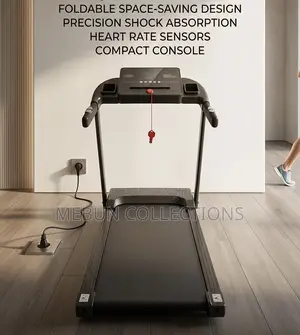 Treadmill Walking Pad With Handle and LCD Screen