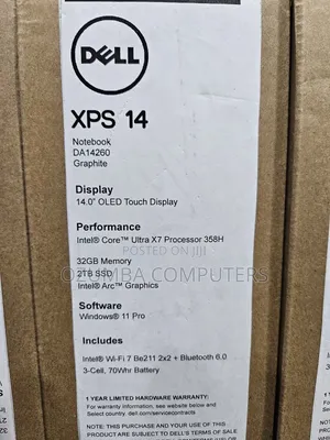 New Laptop Dell 32GB Intel Core Ultra 7 SSD 2T