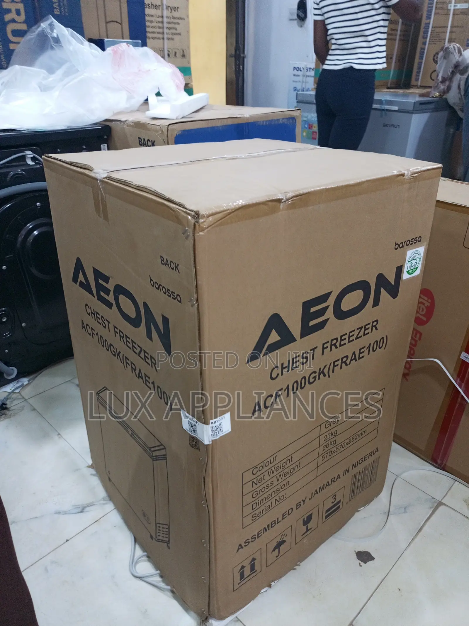 Aeon Fast Freezing 100l Chest Freezer