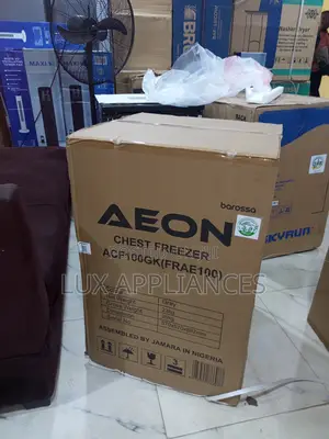 Aeon 100l Grey Chest Freezer – Compact Spacious
