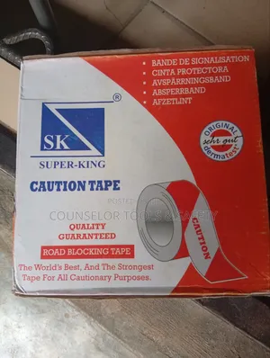 Caution Tape Red And White
