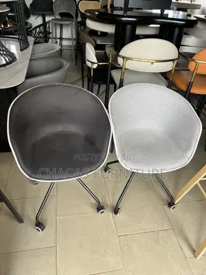 Modern Nordic Bolster Swivel Shell Chairs