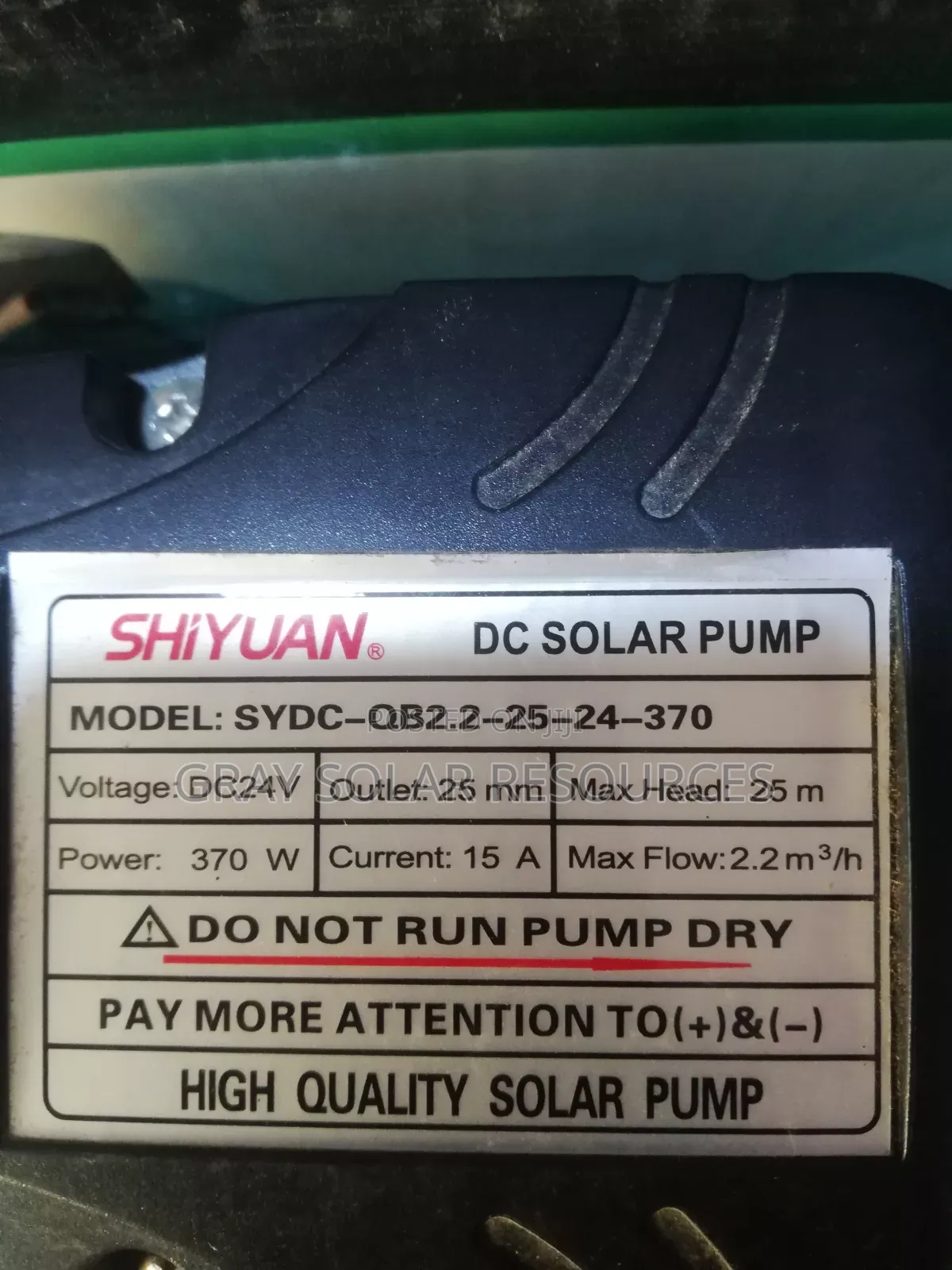 0.5hp Dc Solar Surface Pump
