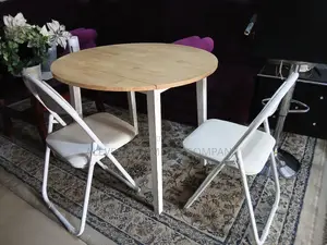 Foreign Used Set of Ikea Extendable Table and Collapsible Chair