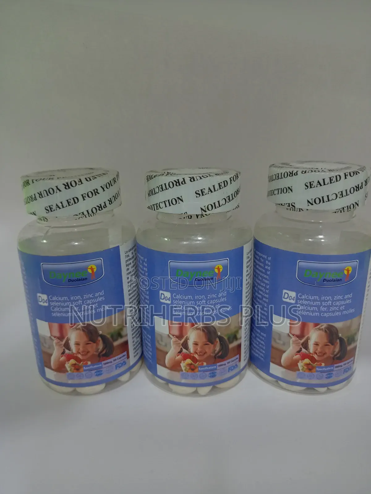 Daynee D04 Calcium,Iron,Zinc Selenium Capsules:General Bone Wellness