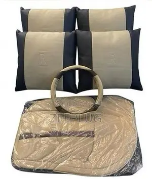 Premium Leather Car Seat Cover With Floor Mats Pillows