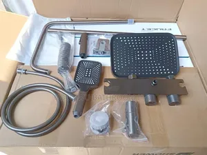 Gray Standing Shower