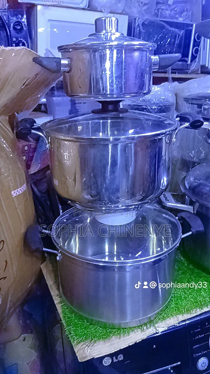 Thrift Stainless Steel Cookwares Set