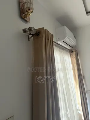 Gold Colored Premium Curtains With Accessories