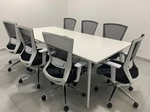 Conference Table and Chairs Setup