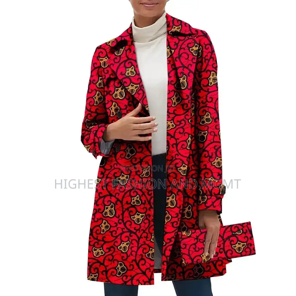 Long Sleeve Ankara Jacket