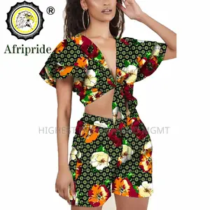 Ankara Crop Top and Shorts