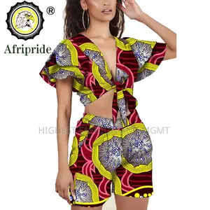 Ankara Crop Top and Shorts