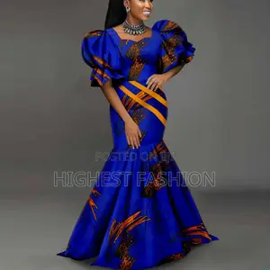 Ankara Bob Sleeve Dress