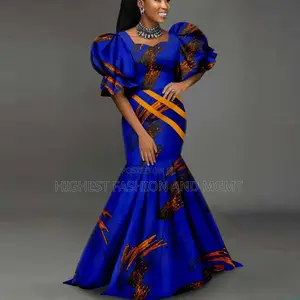 Ankara Bob Sleeve Dress