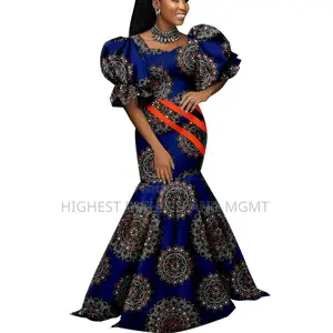 Ankara Bob Sleeve Dress