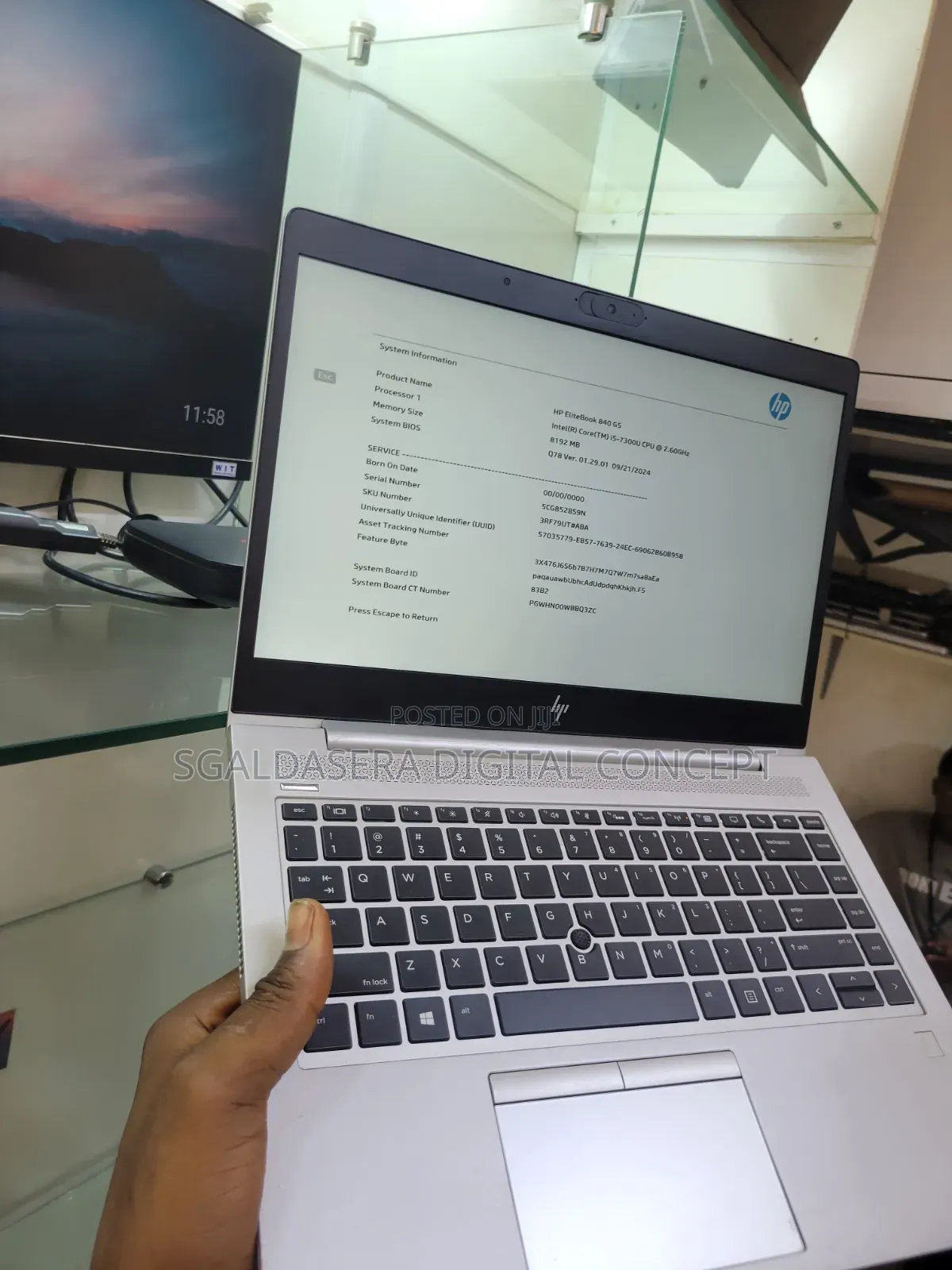 Laptop HP EliteBook 840 G5 8GB Intel Core i5 SSD 256GB