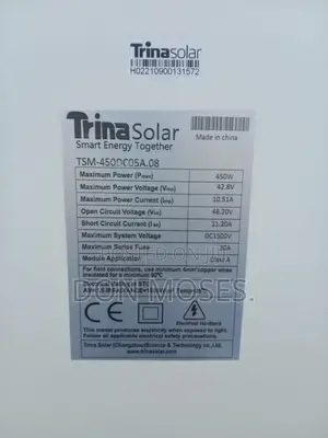 450w Single Face Solar Panel