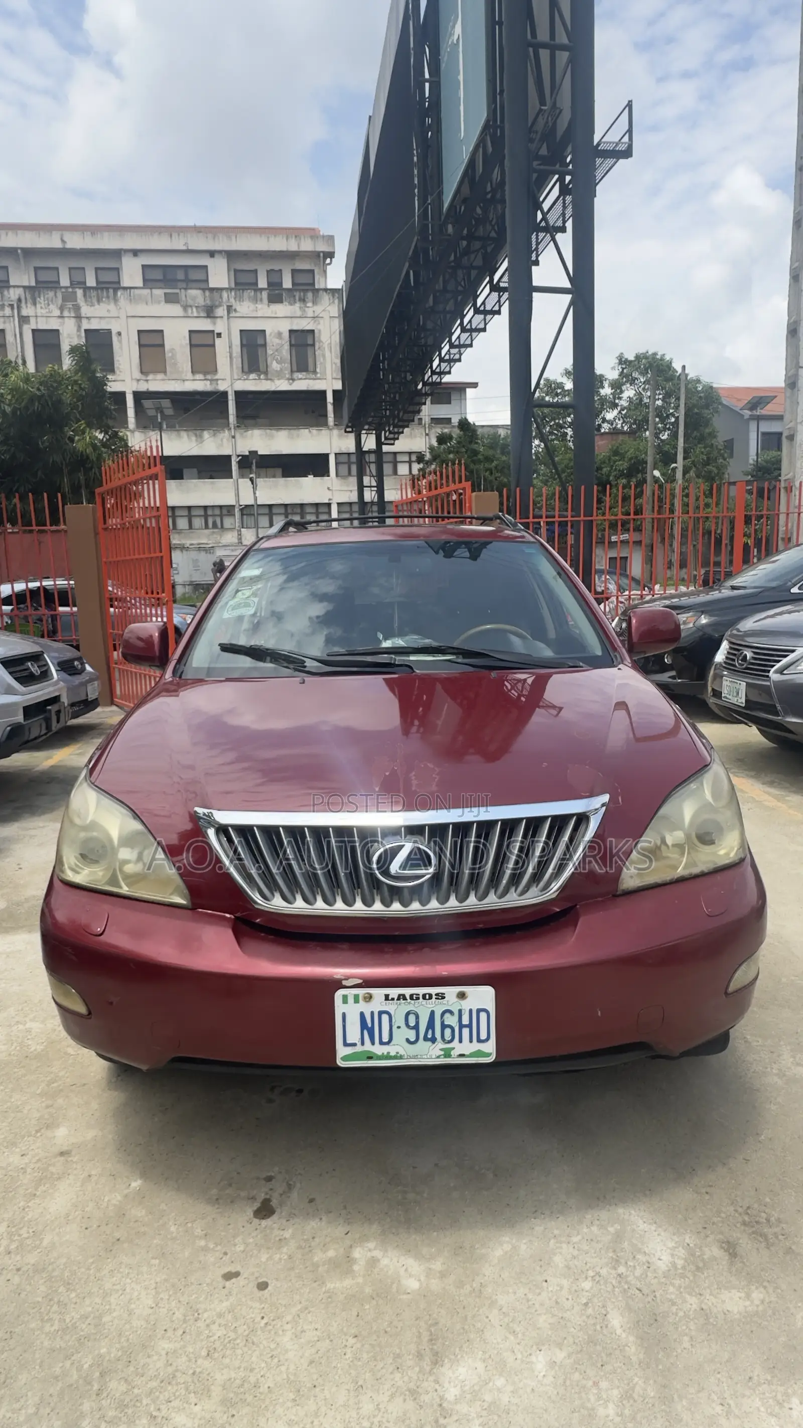 Lexus RX 2008 Red