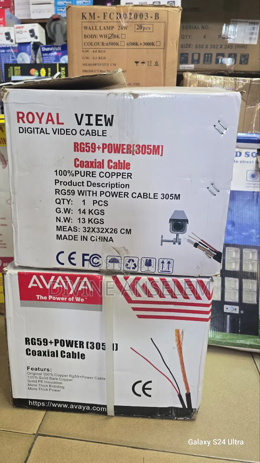 Rg59+Power Cable