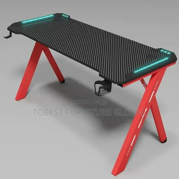Gaming Desk With Led Light (Non Adjustable)