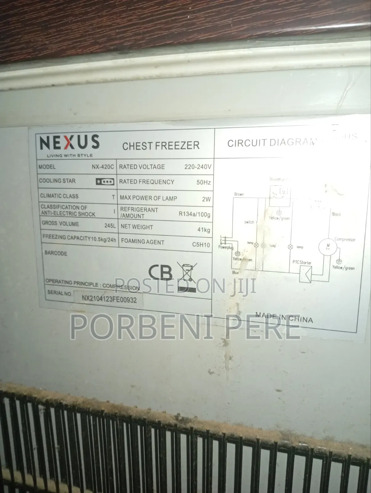 Nexus Deep Freezer