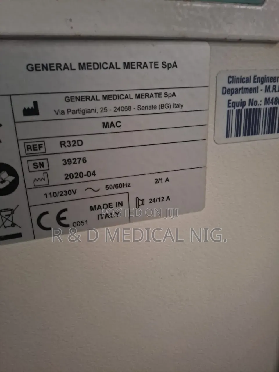 Digital X-Ray Machine With Flat Panel Detector