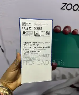 New Tecno Camon 50 256 GB Green
