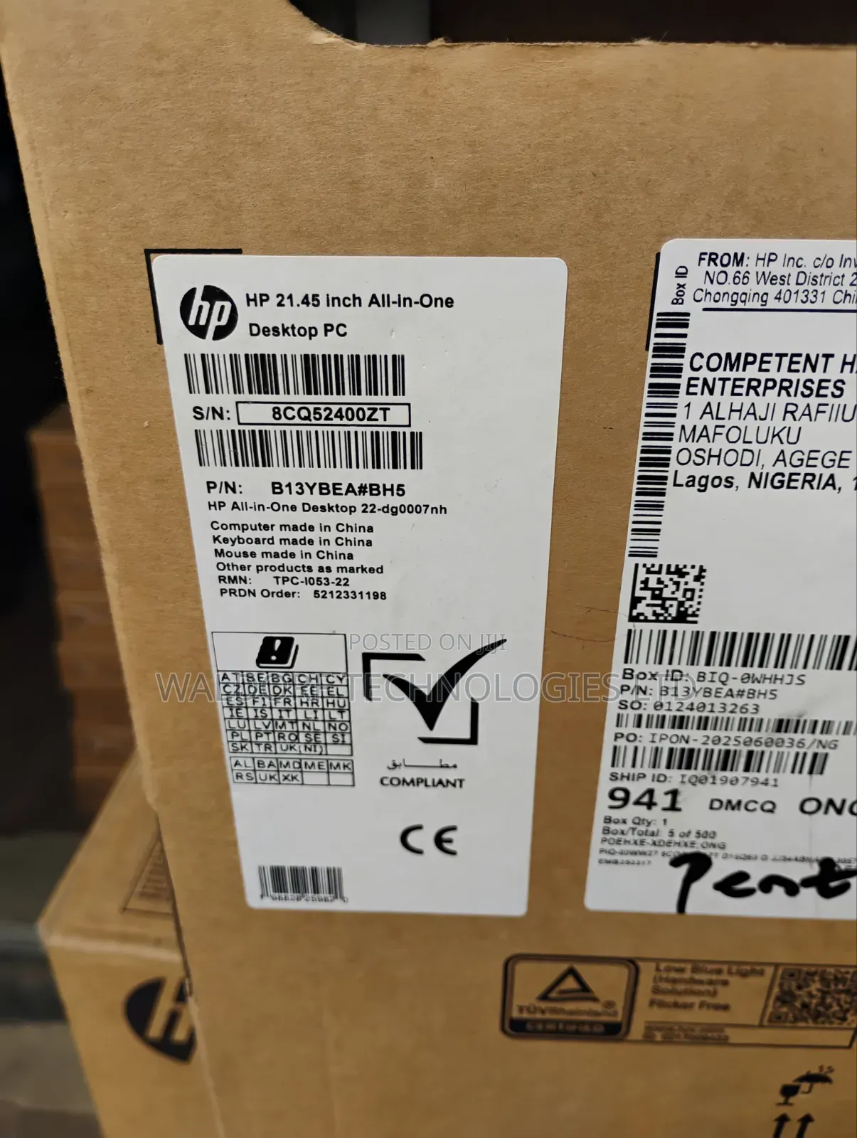 New Desktop Computer HP AiO 22 8GB Intel Pentium SSD 256GB