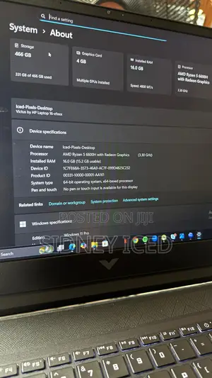Laptop HP Victus 16 16GB AMD Ryzen 5 SSD 512GB