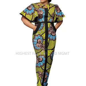 Half Sleeve Ankara Dress