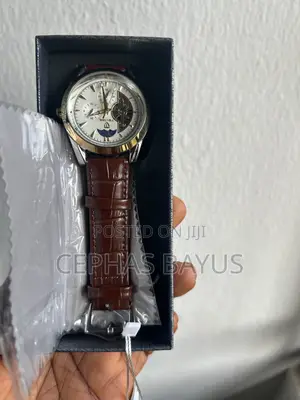 Tevise Automatic Mechanical Watch With Moon Face