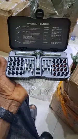 46-in-1 Ratchet Screwdriver Bit With Magnetic Bits and Extension Rods