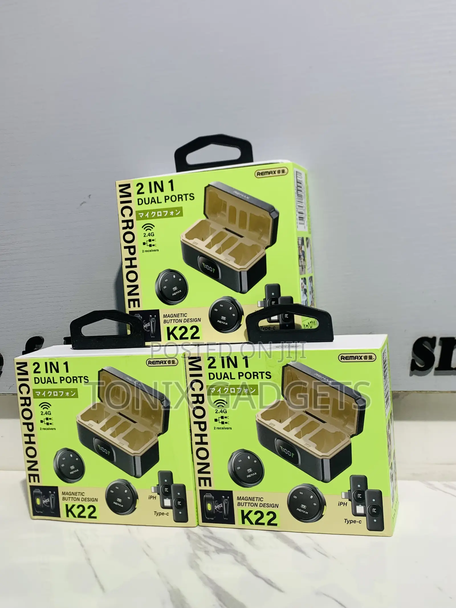 Remax 2 in 1 Dual Port Microphone
