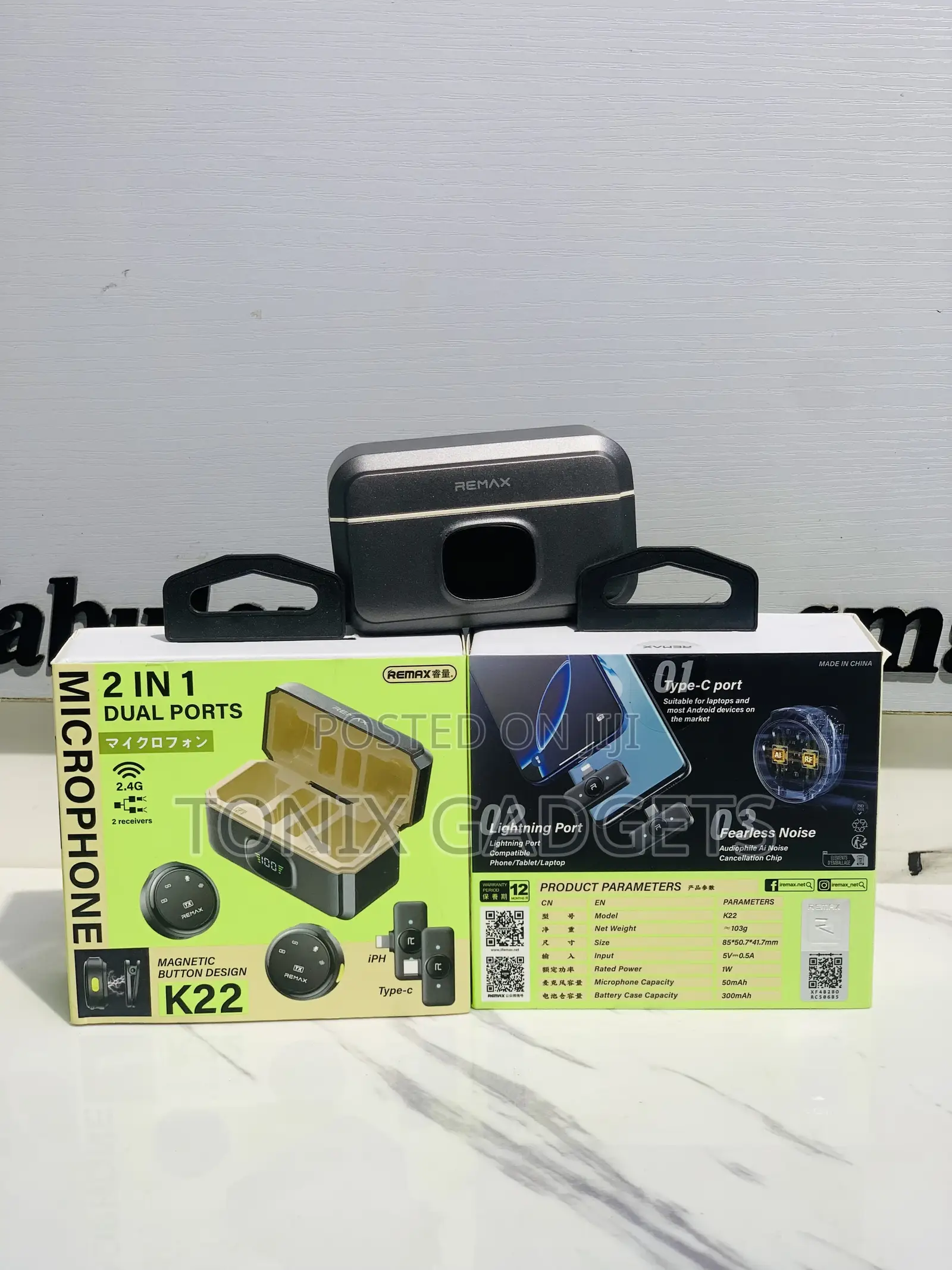 Remax 2 in 1 Dual Port Microphone