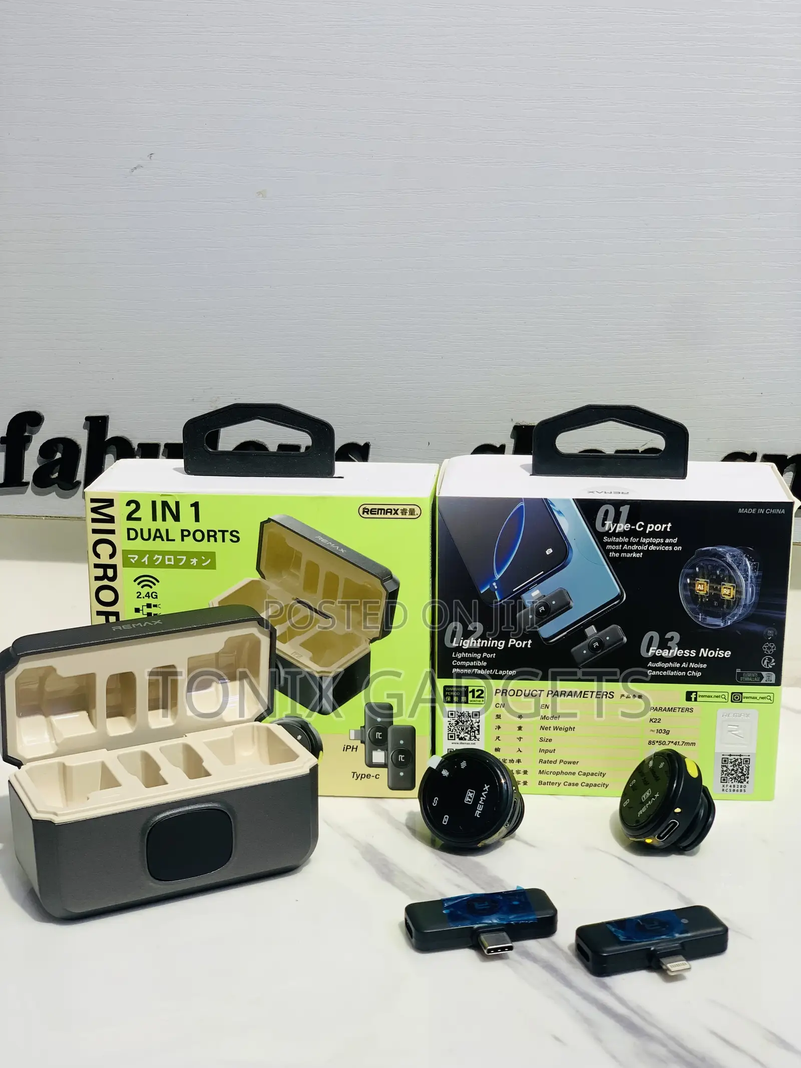 Remax 2 in 1 Dual Port Microphone