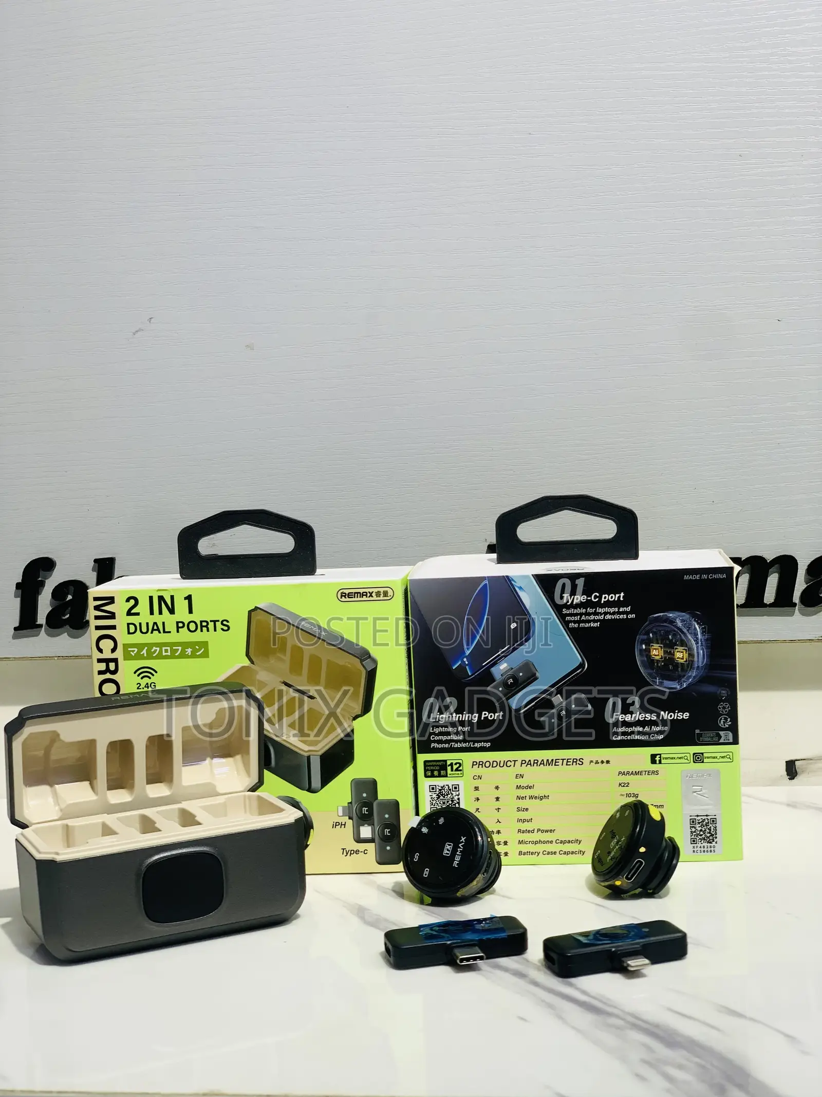 Remax 2 in 1 Dual Port Microphone