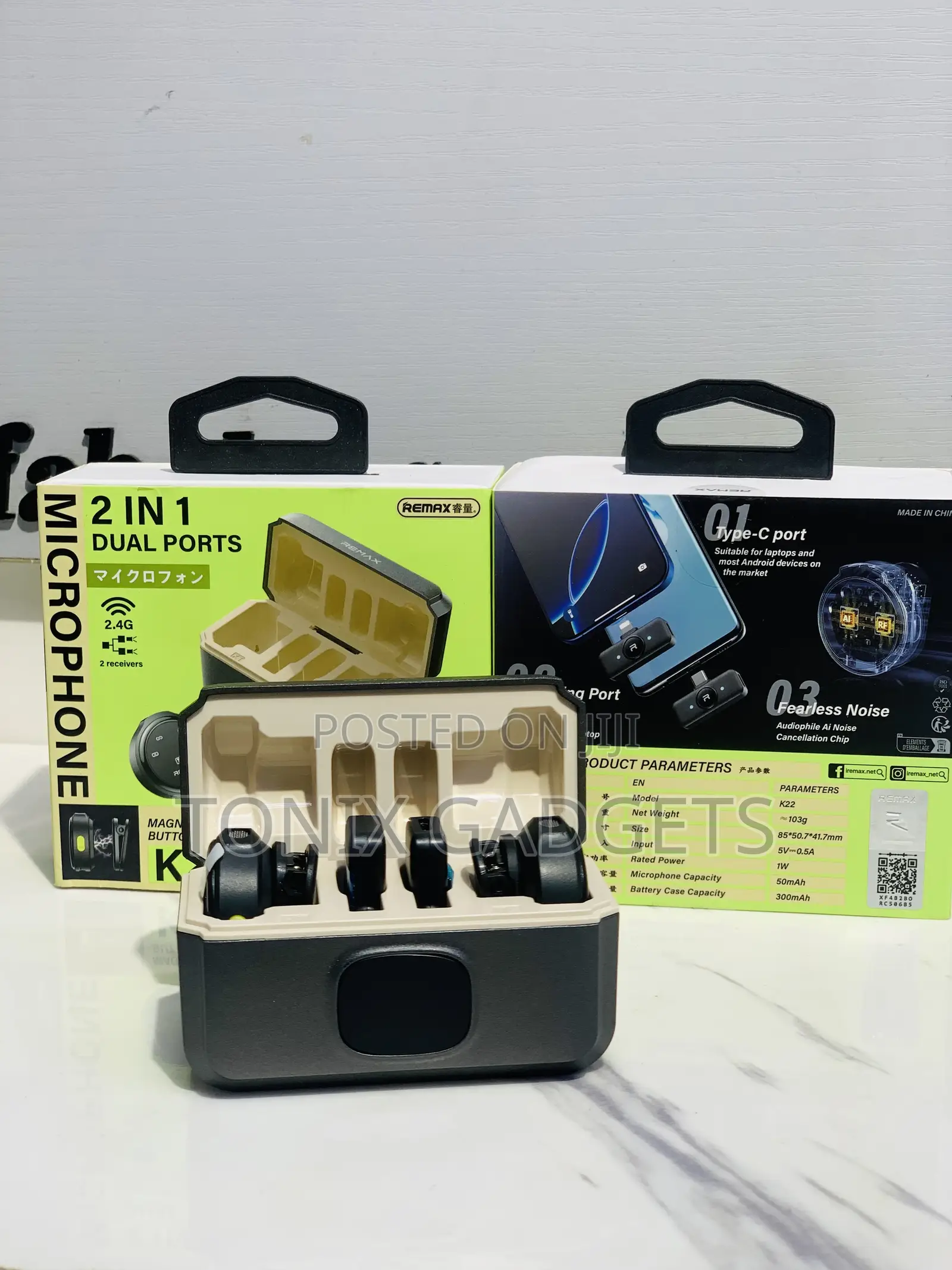 Remax 2 in 1 Dual Port Microphone