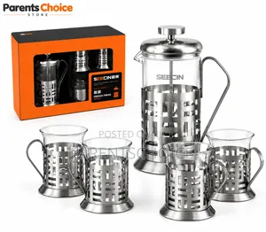 Cafetiere Filter French Press Coffee Tea Maker With 4 Cups