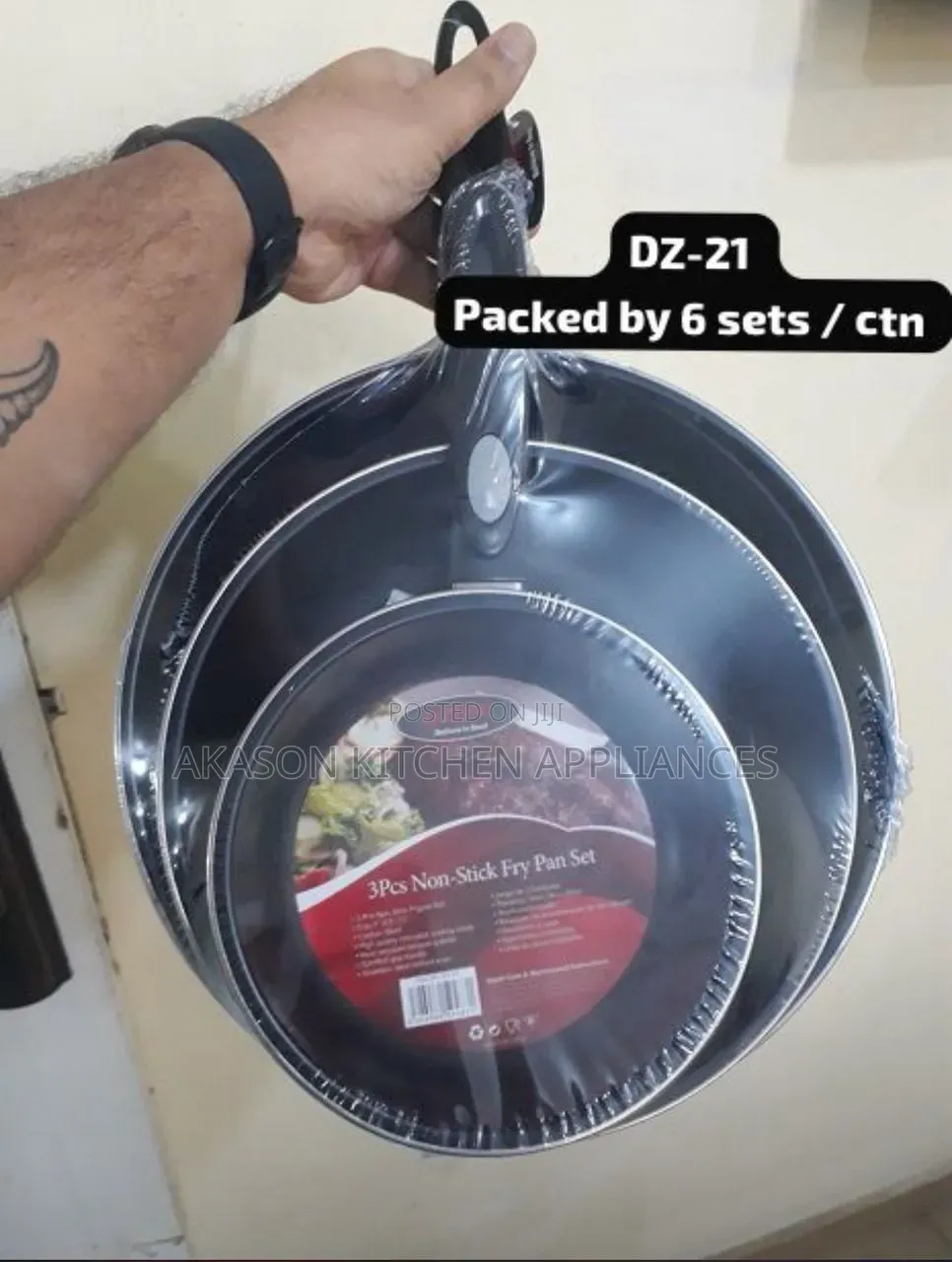 3pcs Dzire Stir Frypan