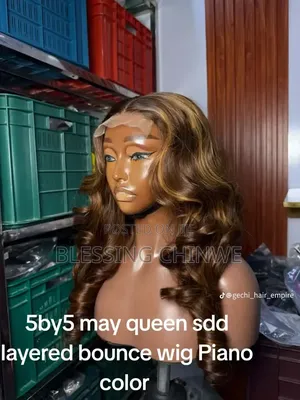 14 Inches 5*5 Mayqueen Bounce Wig Piano Color.