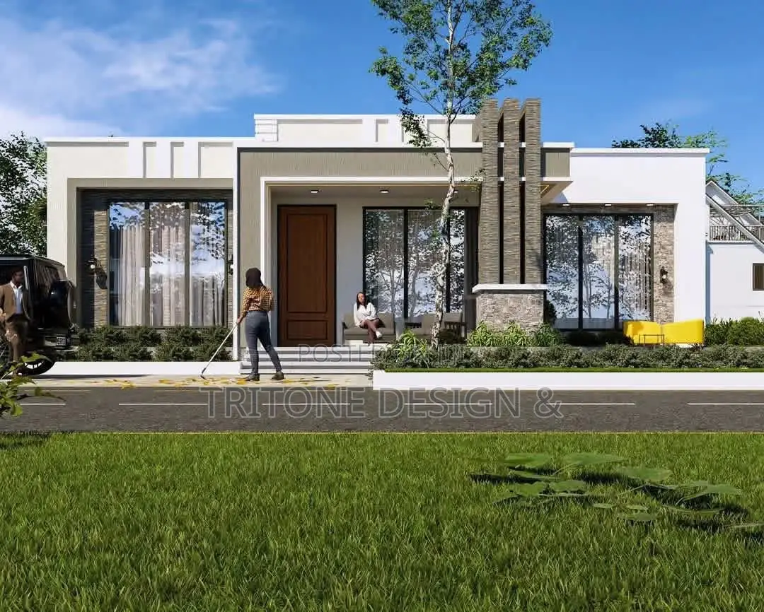 Luxury Modern Bungalow Design 3d Visualization